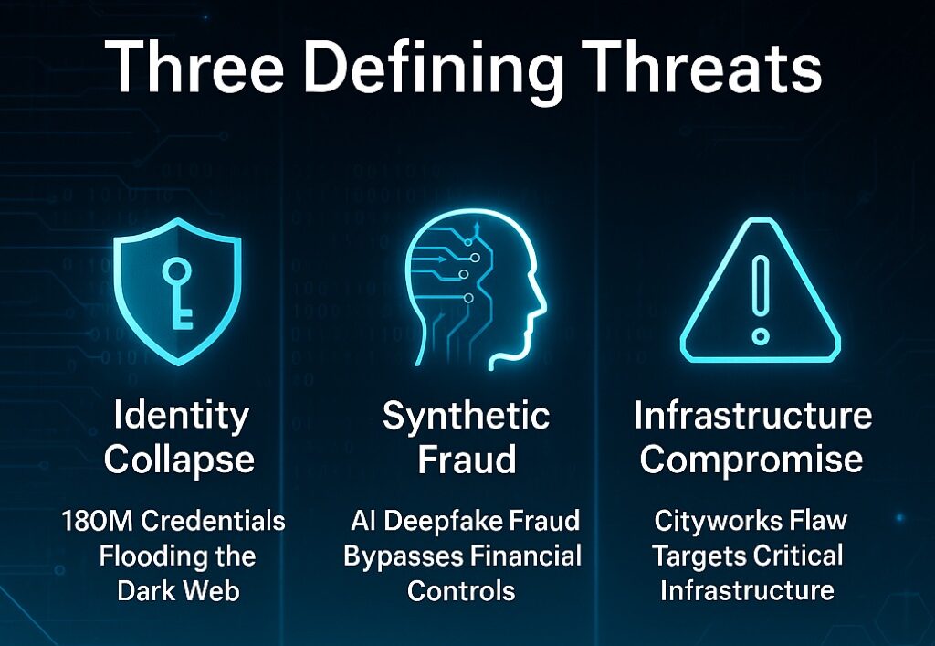 Identity Collapse, Synthetic Fraud, and Infrastructure Compromise