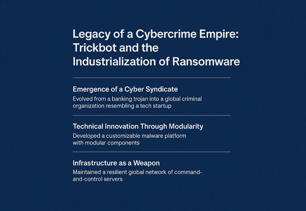 Trickbot and the Industrialization of Ransomware
